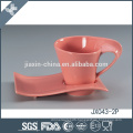 043-2P180CC Ceramic coffee cup and saucer